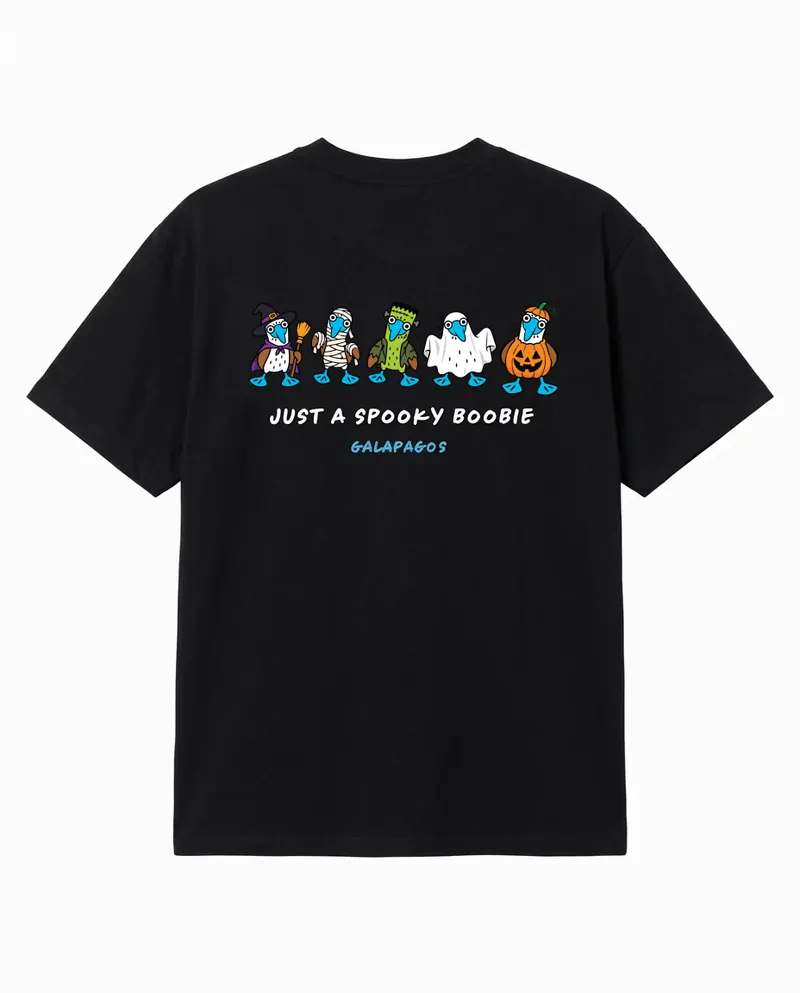 Camiseta Just a Spooky Boobie negra