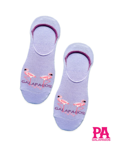 Flamingos Fondo Morado