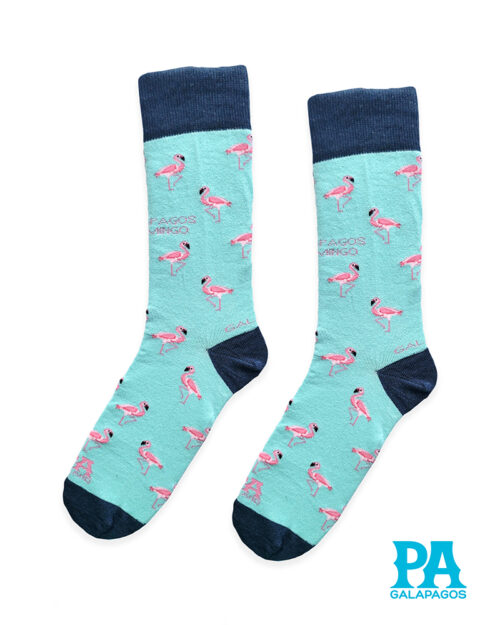 Flamingos Rosa Fondo Celeste