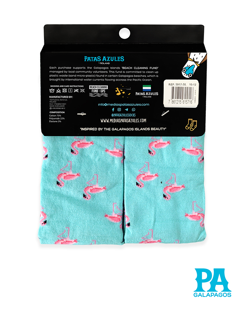 Flamingos Rosa Fondo Celeste - Image 3