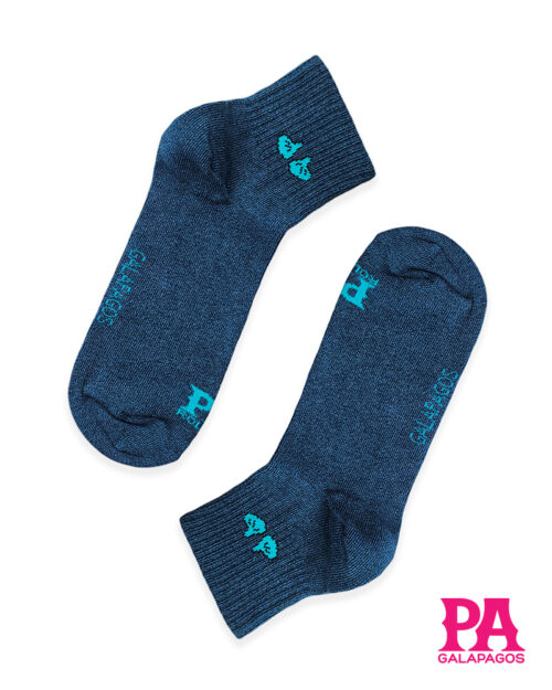 Patitas Azules Azul Con Brillo