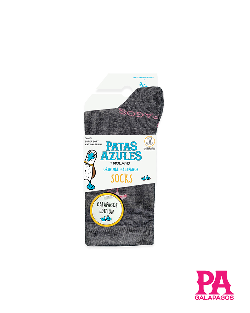 Flamingo fondo gris oscuro - Image 2