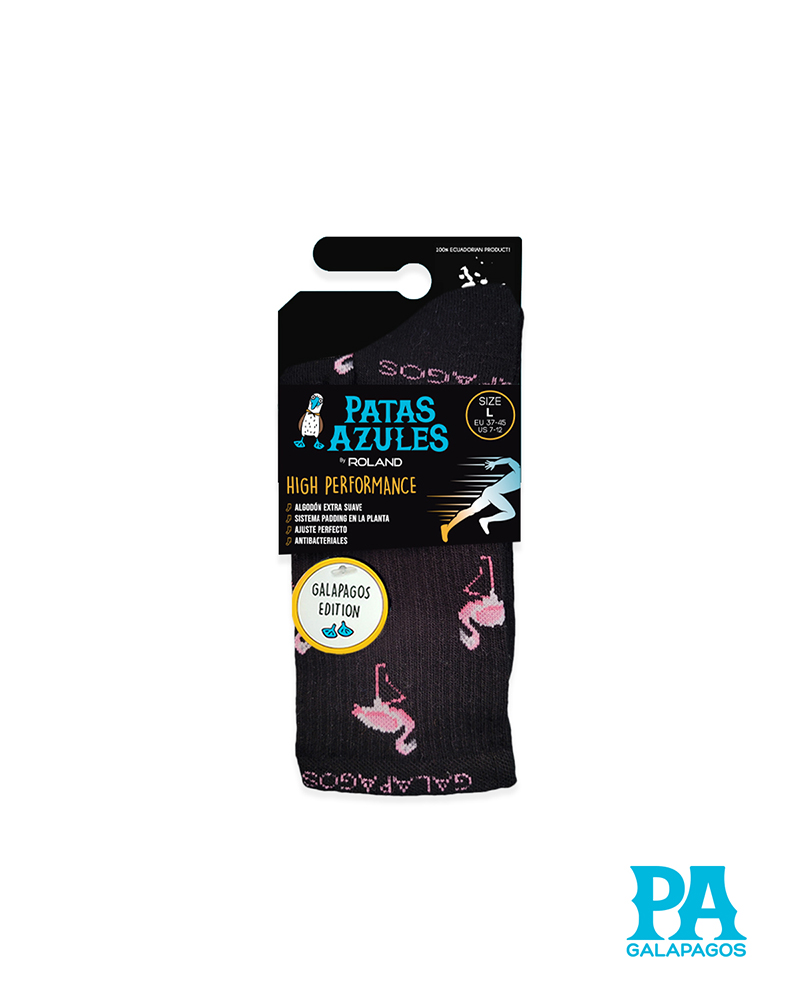 Flamingo rosa fondo negro - Image 2