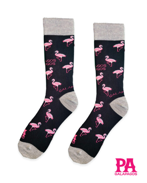 Flamingos fondo negro