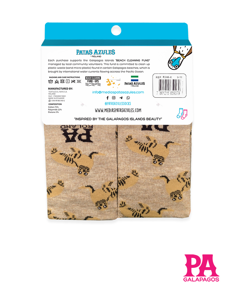 Lobos marinos fondo café claro - Image 3