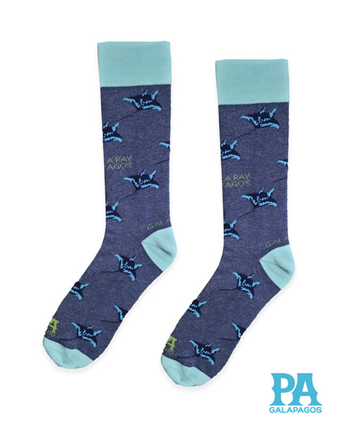 Mantarrayas fondo azul jaspeado