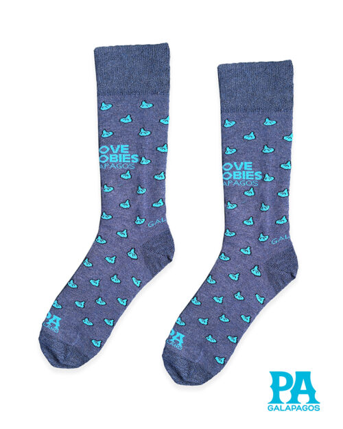 Patitas repetidas fondo azul marino