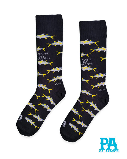 Pez atun fondo negro