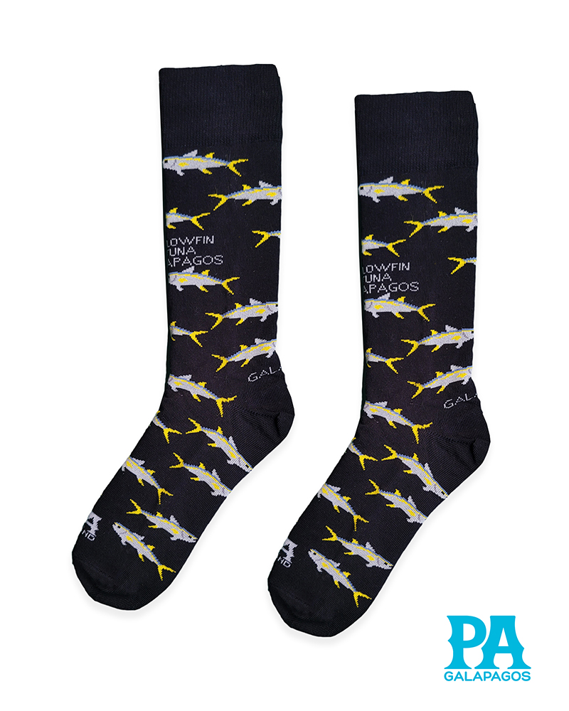 Pez atun fondo negro