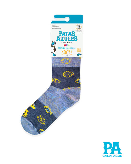 PECES AMARILLOS FONDO AZUL Y CELESTE