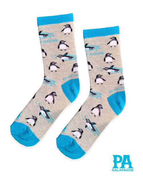 PINGÜINO FONDO GRIS CLARO