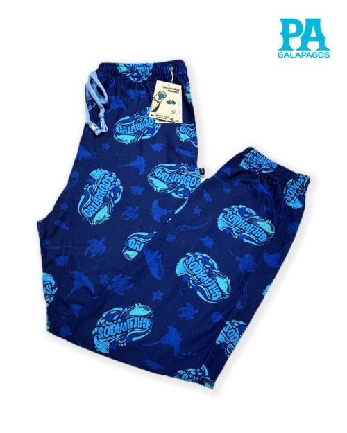 GALAPAGOS CELESTE FONDO AZUL OSCURO