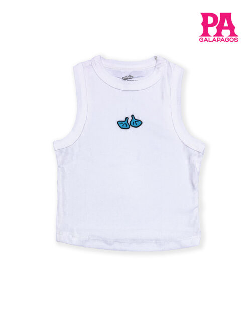 Camiseta Sin Mangas Blanca