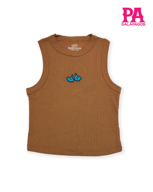 Camiseta Sin Mangas Café