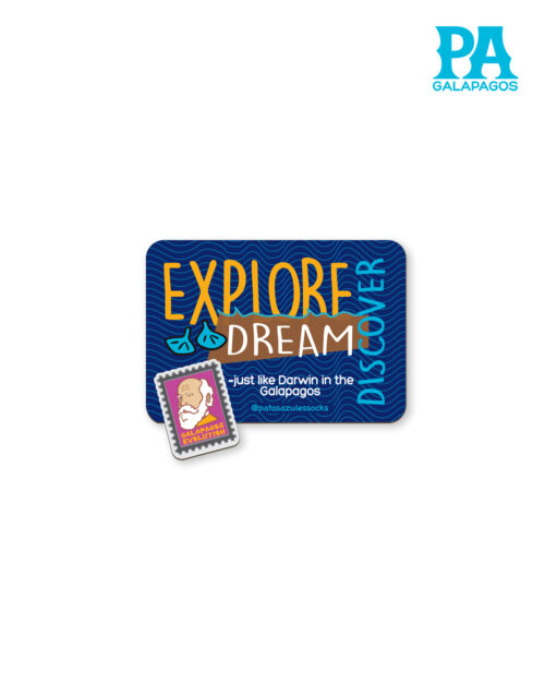 Imán De Frase Explore, Dream, Discover Con Charles Darwin