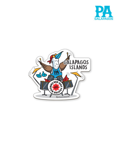 Imán De Piquero De Patas Azules Baterista Banda Red Hot Footed Boobies