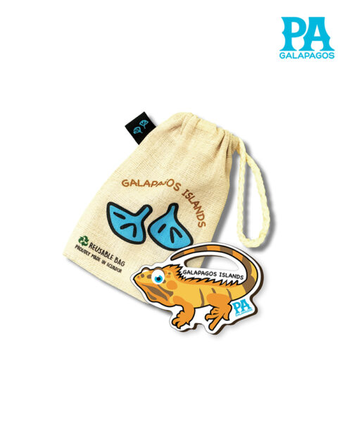 Imán Encapsulado De Iguana Terrestre De Galápagos