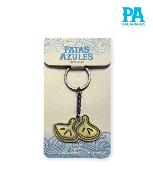 Llavero Con Patas De Piquero De Cobre