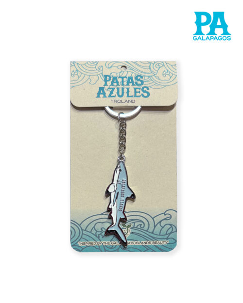 Llavero Con Tiburón Punta Negra