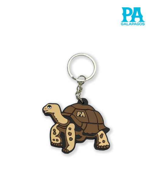 Llavero De Caucho De Tortuga Terrestre De Galápagos