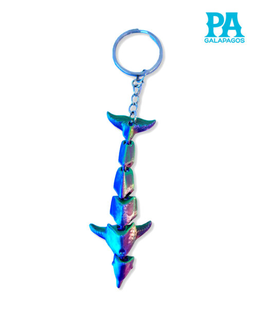 Llavero Impreso En 3d De Delfín Multicolor