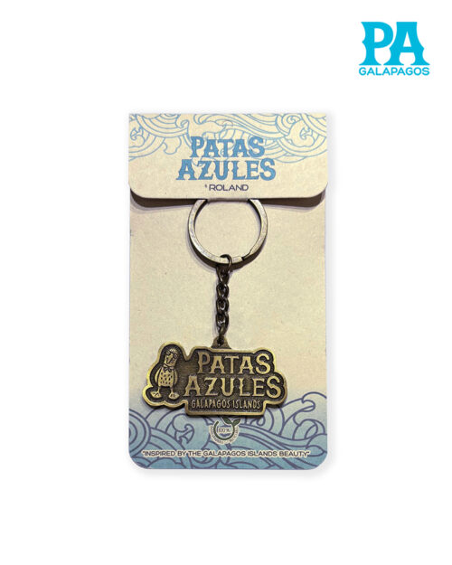 Llavero Patas Azules Galapagos Islands De Cobre