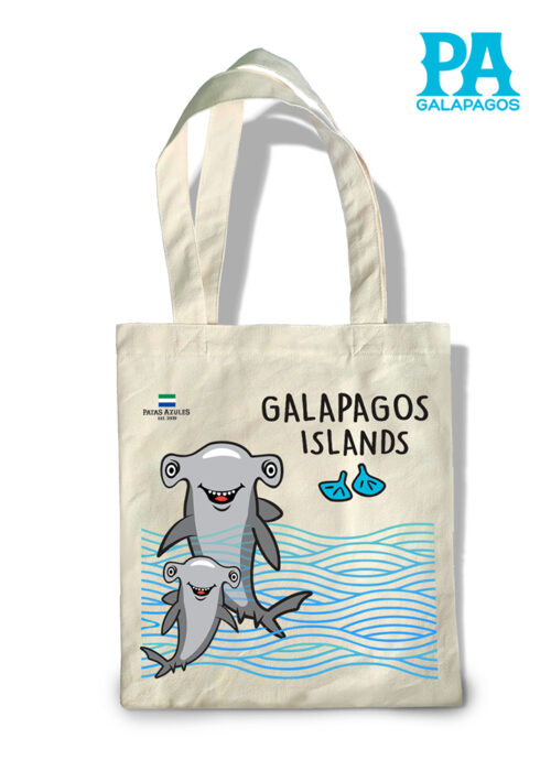 Tote Bag Con Tiburones Martillo De Las Islas Galápagos