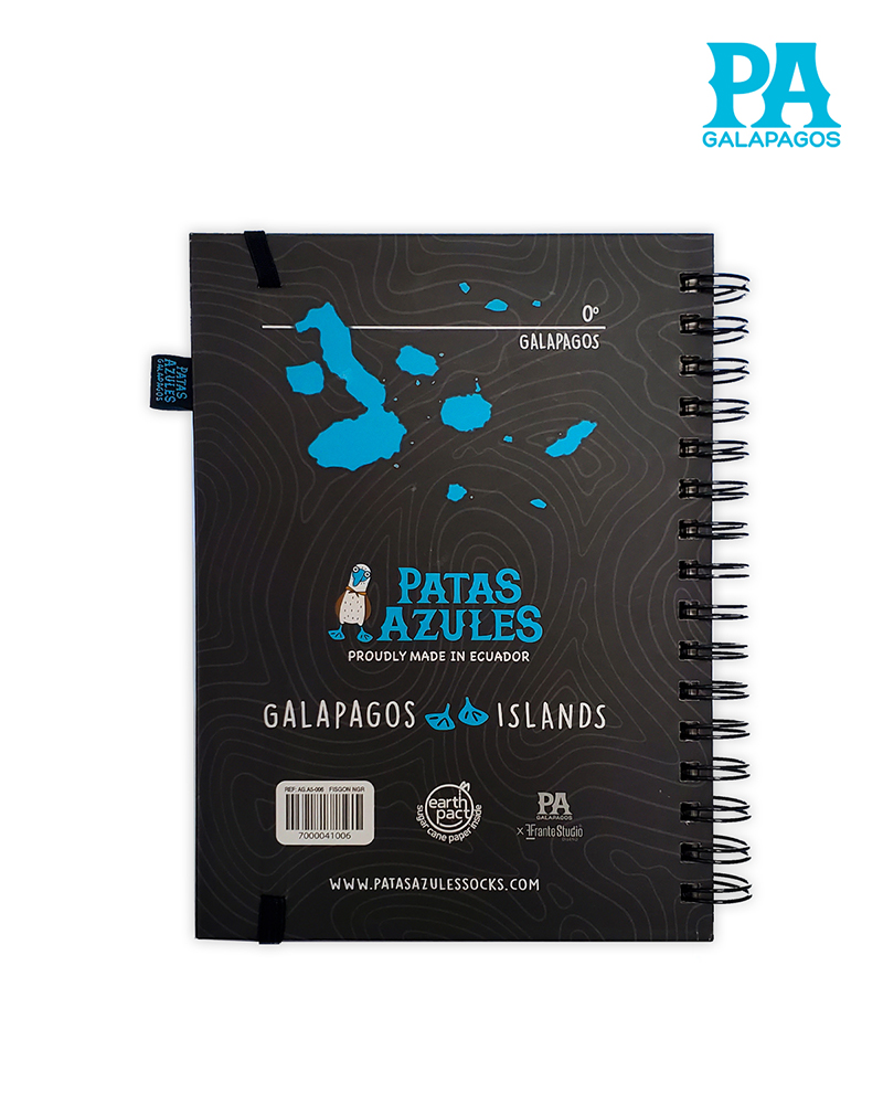 Agenda Negra Con Piquero Patas Azules Saliendo De La Esquina - Image 2