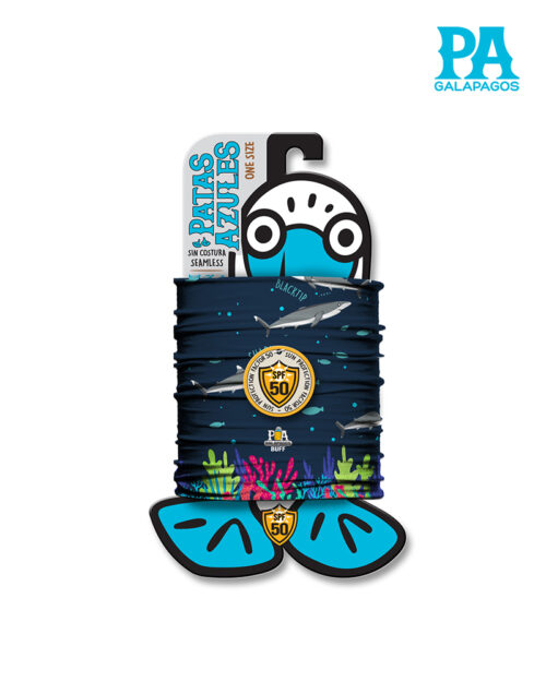 Buff De Arrecife De Colores Con Tiburones B77