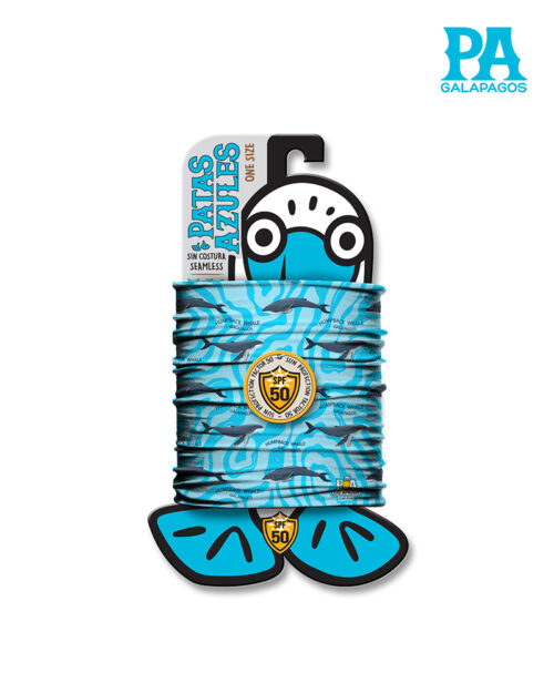 Buff De Ballenas Jorobadas Fondo Líneas Celestes B79