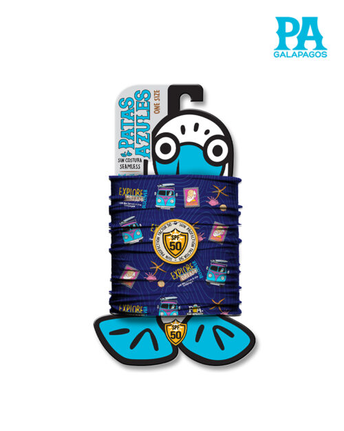 Buff De Explore Dream Discover Con Combi Fondo Azul B106