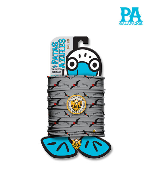 Buff De Fragatas Volando Fondo Gris B72