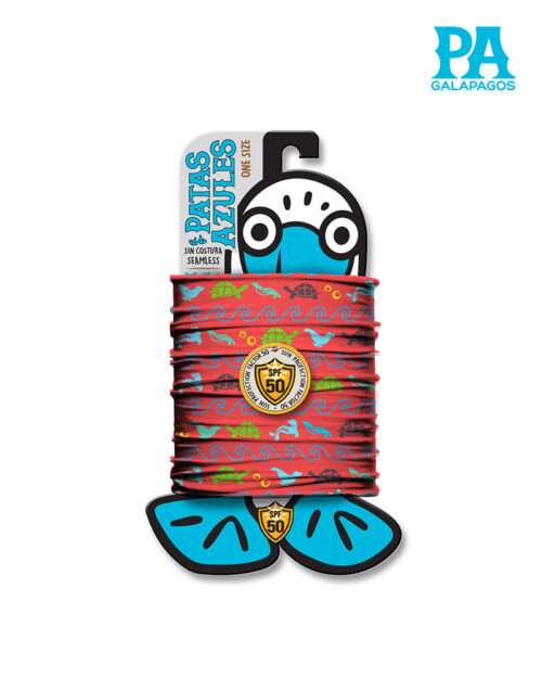 Buff De Olas, Tortugas Y Lobos Marinos Fondo Coral B15