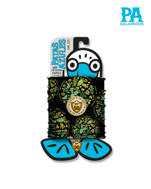 Buff De Opuntias Con Fondo Negro B43