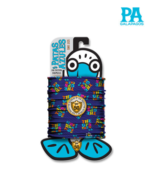 Buff De The Gps Crew De Colores Fondo Azul B144