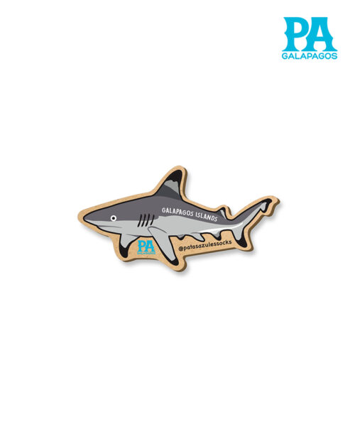 Imán mdf tiburón de punta negra de galápagos