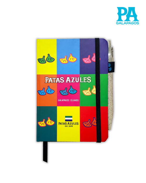 Libreta De Colores Con Cuadros Y Patas De Piqueros