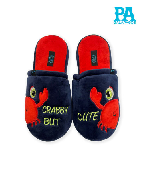 Pantuflas grises con i love boobies y patas de piquero