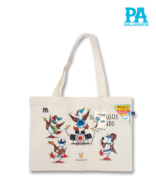 Tote Bag Horizontal Con Banda De Piqueros Red Hot Footed Boobies