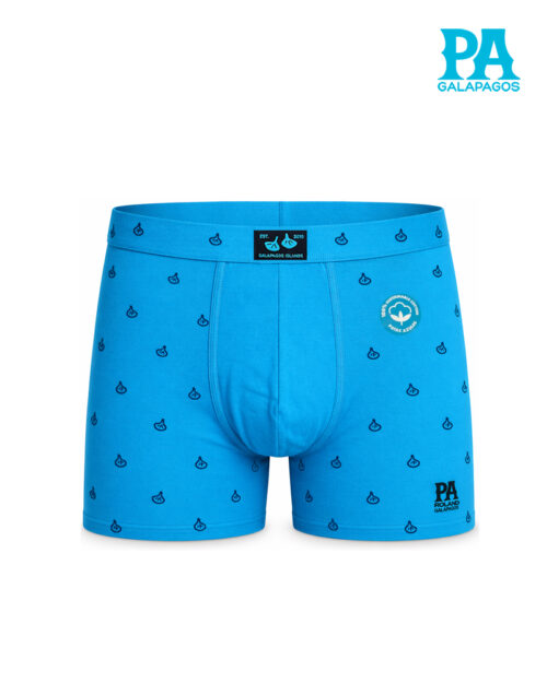 Boxer De Algodón Con Patrón De Patas De Piquero Patas Azules