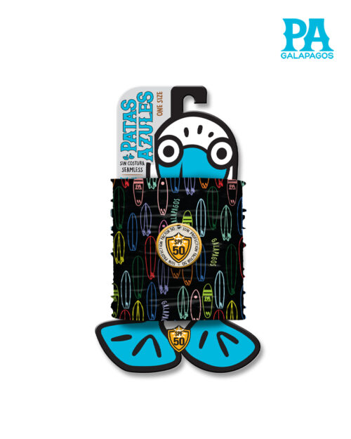 Buff De Tablas De Surf De Colores Fondo Negro B89