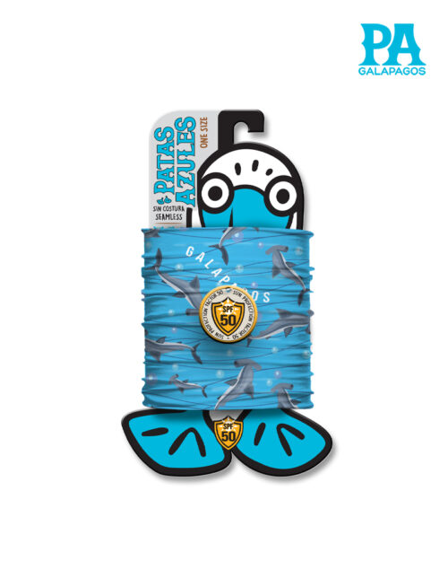 Buff De Tiburones Martillo Fondo Celeste B16