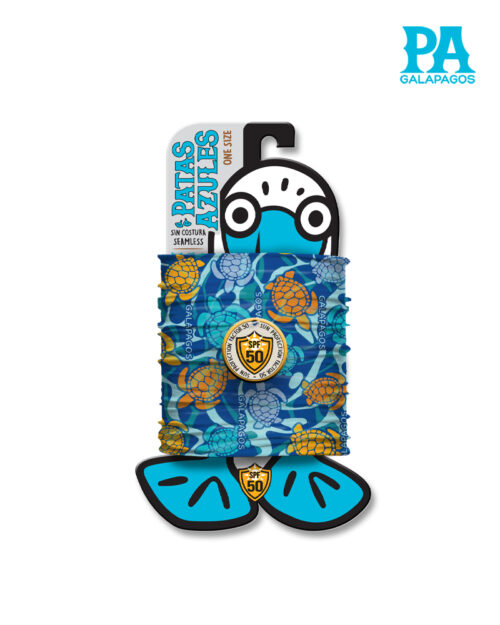 Buff De Tortugas Marinas Fondo Celeste B40
