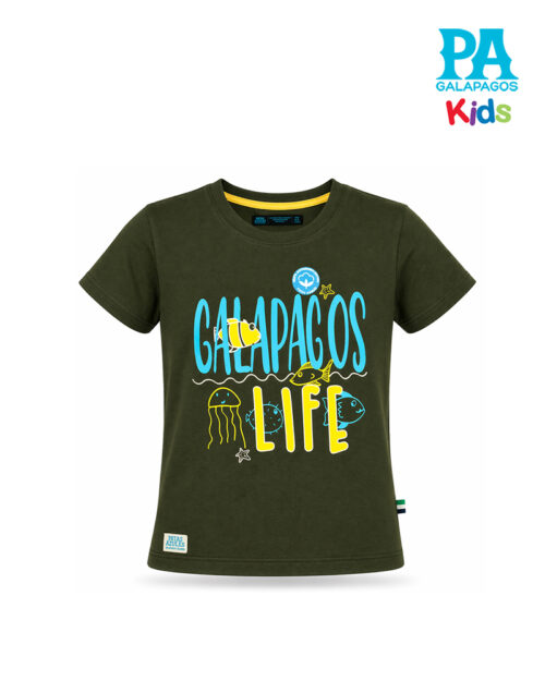 Camiseta Verde Galapagos Life