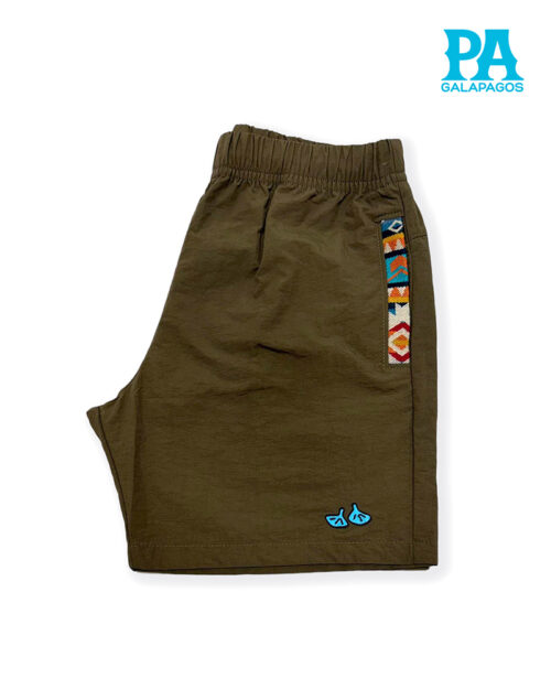 Short Bermuda Unisex Color Verde Militar
