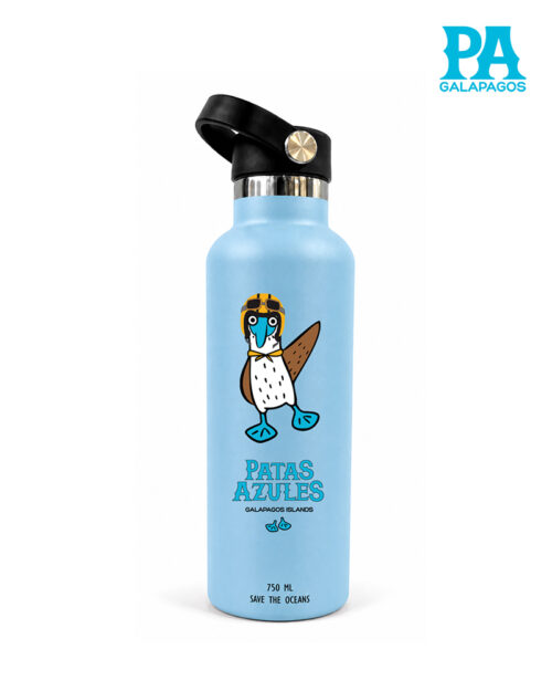 Termo Aquaflask De 750 Ml Color Celeste