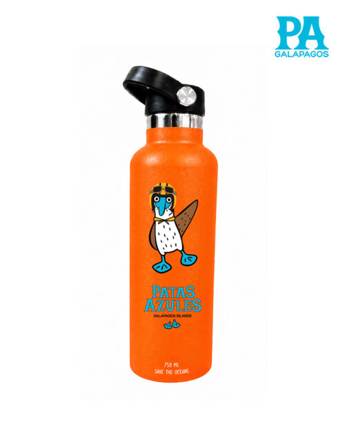 Termo Aquaflask De 750 Ml Color Naranja