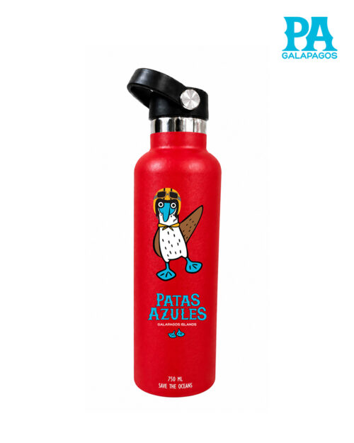 Termo Aquaflask De 750 Ml Color Rojo
