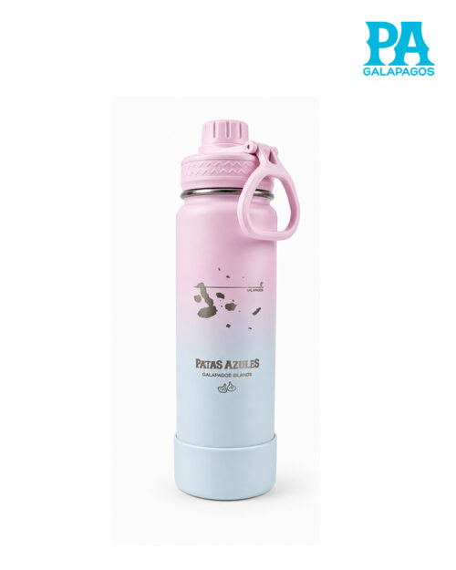 Termo De 24 Oz Marca Woda Color Algodón De Azúcar