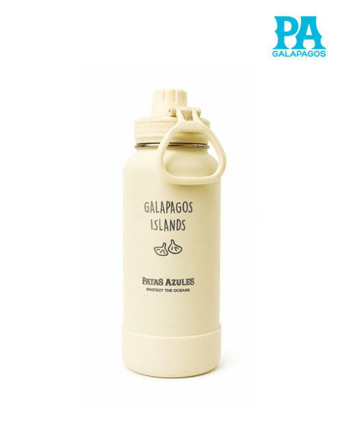 Termo De 32 Oz - 1l Marca Woda Color Amarillo Pastel